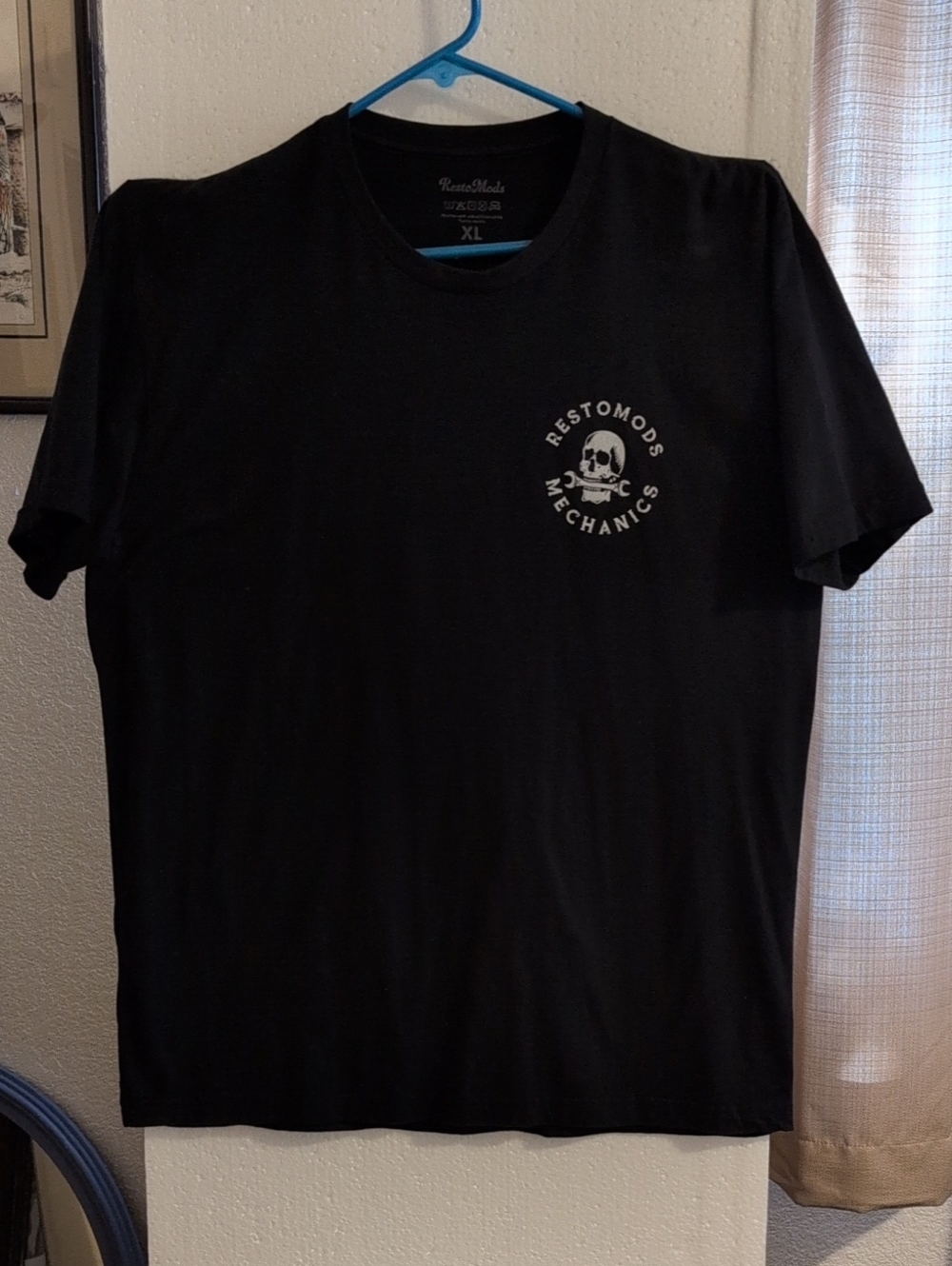 Mechanics Black Graphic Tee - Men's